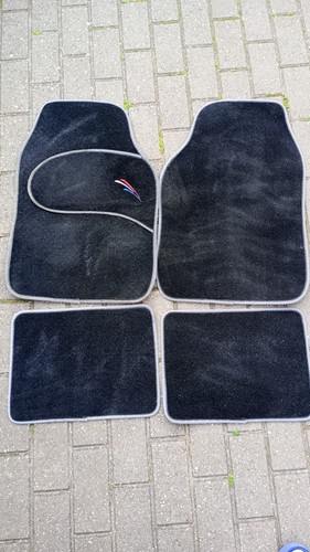 Set black car mats - car,
